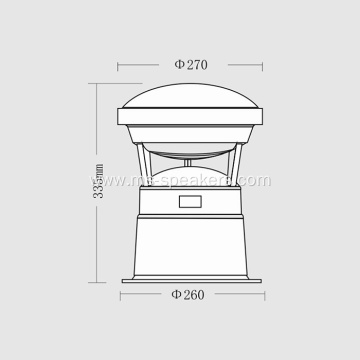 waterproof Lawn Outdoor Speakers for PA System broadcast